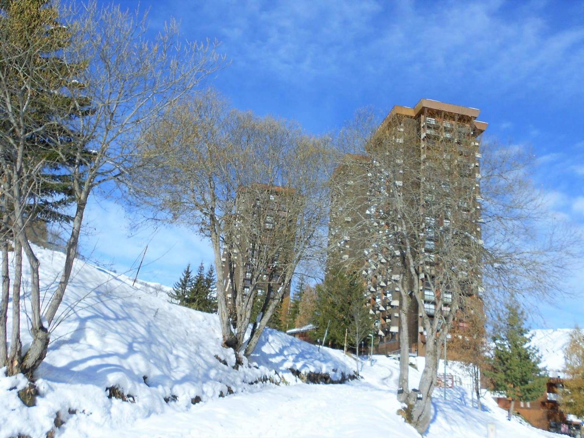 Apartament Studio 2 Personnes - Ete/Hiver - Chez Valou Le Corbier Zewnętrze zdjęcie